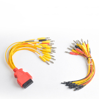 Cable de Extensión de Diagnóstico OBDII Universal de 30 cm, Cable Adaptador de Diagnóstico OBDII Corto para Herramienta de Escaneo de Automóviles