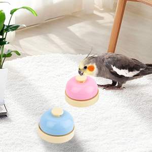 Toptan paslanmaz çelik kuş çan oyuncaklar papağan eğitim ve evcil hayvan çiğnemek oyuncaklar Parakeets Conures atiatiels köpekler için - Product Image 2