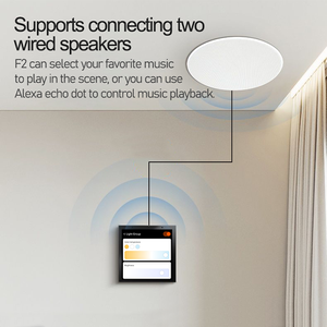 Kooyii 4 inch thông minh Bảng điều khiển với xây dựng trong 2 có dây loa trần Hỗ trợ kiểm soát tất cả kooyii nhà thông minh các thiết bị - Product Image 5