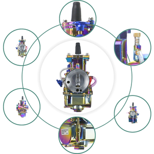 Carburador de Motocicleta de Carreras Kei Hin de Colores 50-250CC PWK <span class=keywords><strong>21</strong></span> 24 26 28 30 32 34mm para ATV UTV Koso <span class=keywords><strong>Oko</strong></span> Honda Mikuni Yamaha Kei Hin - Product Image 6
