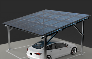 Bristar en stock deux <span class=keywords><strong>voitures</strong></span> <span class=keywords><strong>carport</strong></span> abri de voiture solaire étanche auvent de stationnement solaire abri de voiture en <span class=keywords><strong>aluminium</strong></span> - Product Image 6