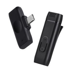 Wireless Lavalier <b>Microphone</b> Usb Type C 2.4G <b>Bluetooth</b> Rechargeable Clip On For Live Streaming Recording Video - Product Image 1