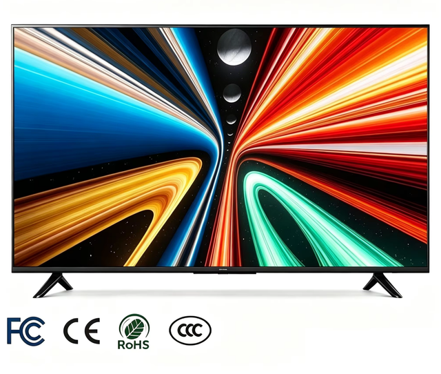 55-Inch QLED Smart TV with Android System Portable LED and LCD 60Hz Refresh Rate Interactive Board Color Options
