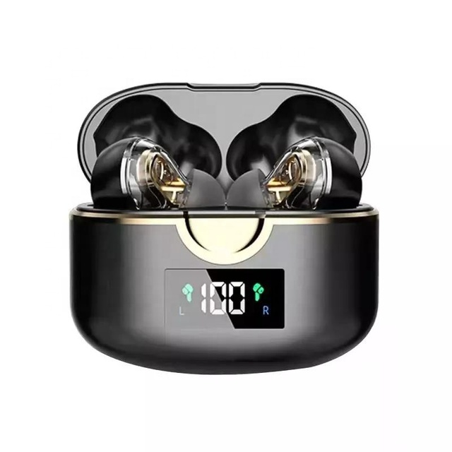 Top T22 TWS Four Horn Wireless Earbuds Noise Cancelling LED Power Display Wireless HiFi Earphone With Dual Dynamic Drivers