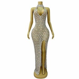 SD4836 Diamant-Geburtstagskleid Elegante Abendkleider Modische Kleider für Damen Geburtstagsparty-Outfits Sommerkleidung für Frauen - Product Image 1