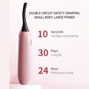 <span class=keywords><strong>Rizador</strong></span> <span class=keywords><strong>de</strong></span> <span class=keywords><strong>Pestañas</strong></span> Calefactado con Diseño Anti-Quemaduras OEM para Mujer, con Peine para <span class=keywords><strong>Pestañas</strong></span>, Recargable por USB, Herramientas <span class=keywords><strong>de</strong></span> Maquillaje - Product Image 5