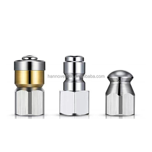 Buse de lavage à <span class=keywords><strong>haute</strong></span> <span class=keywords><strong>pression</strong></span> pour égouts et <span class=keywords><strong>nettoyeur</strong></span>, <span class=keywords><strong>embout</strong></span> de fixation pour <span class=keywords><strong>tuyau</strong></span> à <span class=keywords><strong>haute</strong></span> <span class=keywords><strong>pression</strong></span> pour le nettoyage des égouts - Product Image 1