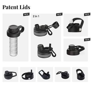 Hot bán 500ml thẳng cup thép không gỉ chân không chai nước thực phẩm Flask cho người lớn 12-24 giờ cách nhiệt - Product Image 4