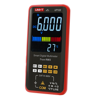UNI-T UT122 sungguh nilai efektif kelas industri AC DC 600V tes Digital Multimeter timbal Voltmeter layar Lcd