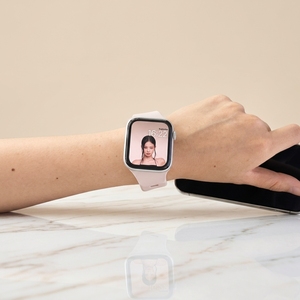 สายซิลิโคนขอบเอียง CHARM สำหรับนาฬิกาซีรีส์ 1/11 และรุ่น SE S1-<span class=keywords><strong>S8</strong></span> ระบายอากาศได้ - Product Image 2