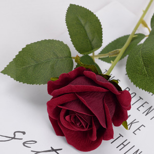 Roses en latex de haute qualité, aspect réaliste, fleurs à tige unique, fleurs artificielles qui ressemblent à de vraies fleurs - Product Image 6
