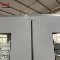 Porte d'entrée moderne de luxe en plastique et acier, finition anti-effraction, pour hôtels, hôpitaux, cours et usage intérieur