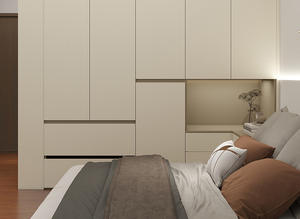 ตู้เสื้อผ้าแบบวอล์กอินทันสมัย ตู้เสื้อผ้าแบบสั่งทำ ดีไซน์ตู้เสื้อผ้าแบบวอล์กอิน ตู้เสื้อผ้าสไตล์โมเดิร์นมินิมอล สำหรับใช้ในโรงแรม - Product Image 2