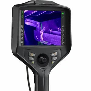 工业红外视频管道镜，带360度操纵杆旋转5.1英寸监视器，用于黑暗检查