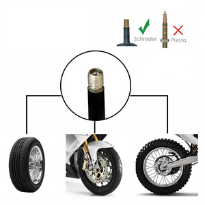 โลโก้แบรนด์เลเซอร์ที่กําหนดเองรถจักรยานยนต์รถจักรยานยนต์อลูมิเนียมฝาวาล์วยาง - Product Image 6