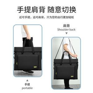 BUBM <b>Laptop</b> Bag 17 Inch Multipurpose Travel Storage <b>Case</b> Black - Product Image 2