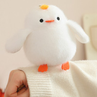 Porte-clés en peluche doux et miniatures : Oiseaux (Gris, Pingouin, Perroquet), Dodos – Super doux – Cadeau d'anniversaire