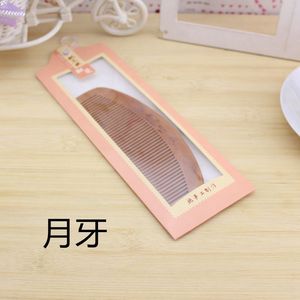 หวีไม้พีช 5x16 ซม. ทำด้วยมือสำหรับดูแลเส้นผมและเป็นของขวัญ - Product Image 2