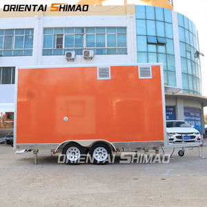 Nouvelle Concession Stand rétro nourriture Remorque Mobile fast food chariot conception friteuse Cuisine vintage restaurant dinde acheter food truck voiture - Product Image 2