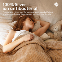 Couverture électrique en tissu de luxe pour l'hiver, certifiée CE RoHS EMC, taille Queen King, couverture chauffante électrique sécurisée pour lit