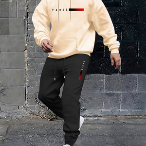 <span class=keywords><strong>Ensemble</strong></span> de survêtement de sport pour <span class=keywords><strong>homme</strong></span>, <span class=keywords><strong>ensemble</strong></span> décontracté à capuche deux pièces, très vendu en Europe <span class=keywords><strong>et</strong></span> en Amérique - Product Image 4