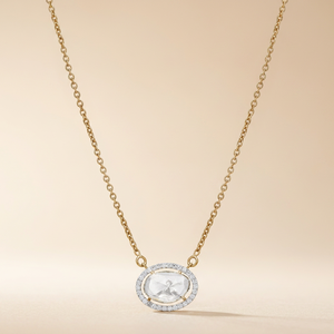 Conjunto de Colgante de Diamante Ovalado Polki de Oro de Primera Calidad, Certificado por GIA, Estilo Clásico, Joyería Fina de Lujo para Mujer, Uso Diario - Product Image 3