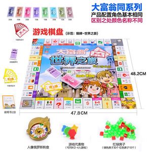 Uncle Wang Monopoly China Tour Silver Edition Jeu de société interactif et amusant pour adultes et seniors - Product Image 3