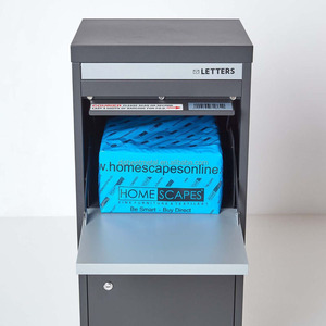 sheet metal stainless steel smart parcel drop box with lock nz