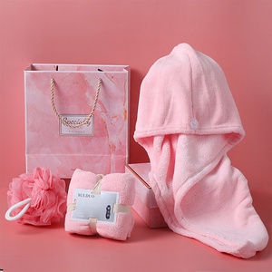 Conjunto de toalla de baño para mujer, juego de regalo para boda, día de la madre, regalos de San Valentín, <span class=keywords><strong>precio</strong></span> de fábrica, superventas, <span class=keywords><strong>2023</strong></span> - Product Image 2