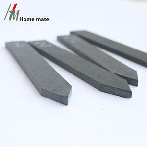 Arrow Shape Natural <strong>Slate</strong> <strong>Stone</strong> with Soap Pen Set of 6 Pcs <strong>Slate</strong> Garden Markers - Product Image 3