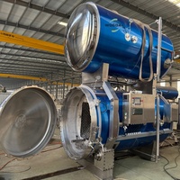 Autoclave horizontal à immersion d'eau automatique pour la transformation et la stérilisation des aliments