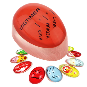 KITCHOICE Creative Plastic Egg <strong>Timer</strong>/Boiler Color-Changing Soft-Boiled Fully Boiled <strong>Cooker</strong> Waterproof Dial <strong>Timer</strong> Observation - Product Image 1