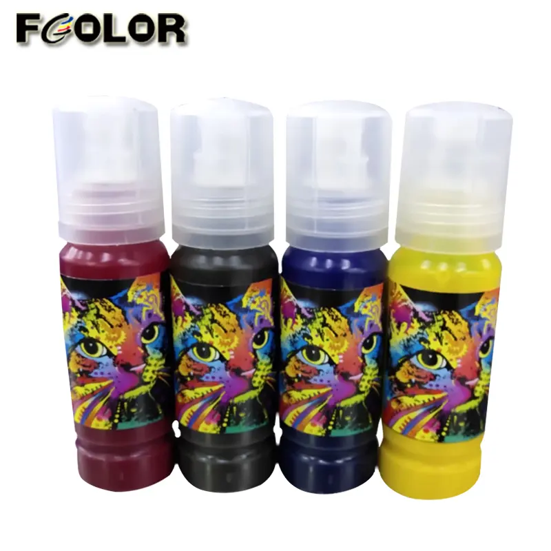 FCOLOR 70ML 고품질 열전달 오프셋 인쇄 잉크 승화 잉크 다채로운 열전달 승화 인쇄 잉크