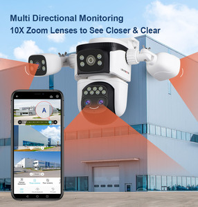LS tầm nhìn 20MP 10x Zoom bốn màn hình <span class=keywords><strong>Wifi</strong></span> <span class=keywords><strong>ip</strong></span> <span class=keywords><strong>camera</strong></span> không dây ngoài trời 10k bốn ống kính PTZ con người tự động theo dõi An ninh máy ảnh - Product Image 2