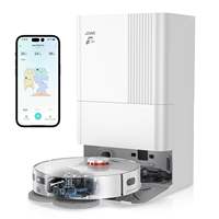 Robot aspirateur et serpillière Jonr P20 Pro avec vidage automatique, aspiration 8000Pa, navigation LDS, balayage humide et sec pour hôtels et usage extérieur