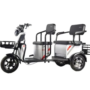 <b>3</b>-<b>Wheel</b> 48V 600W <b>Electric</b> Trike <b>Adult</b>-Friendly Two-Row Three-Seater <b>Electric</b> <b>Car</b> with Open Body Type - Product Image 3