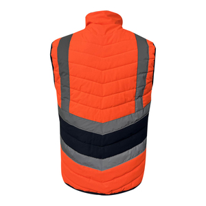 Best Selling Safety Vest With Reflective Tape Vest Unisex Work Wear Body Warmer <strong>Gilet</strong> - Product Image 2