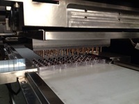 Automatische One Shot Chocolade Bar Depositor Machine Chocolade Moulding Machine