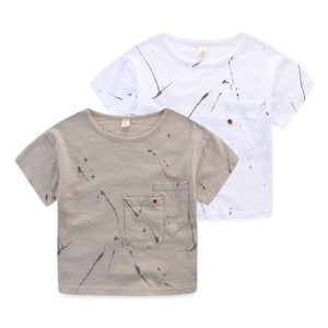 Camiseta de Algodón para Niños con Diseño Personalizado y Dos Bolsillos, Empresa de Fabricación - Product Image 1