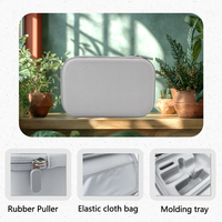 Étui de beauté BRN grande capacité en EVA - Étui de voyage portable résistant à l'eau et durable pour cosmétiques et utilisation en extérieur