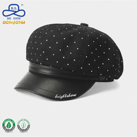 Bérets doux et chauds de style écossais rétro de qualité supérieure, personnalisés, avec motif à pois, pour femmes, pour les voyages