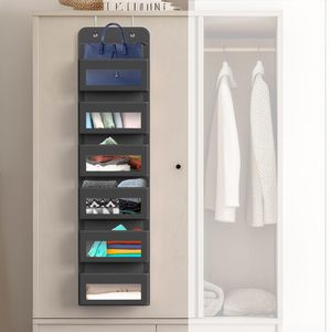 Organizzatore Appeso con 6 Tasche Trasparenti per Armadio, Porta, Camera da Letto, Bagno, Dispensa - Vendita all'Ingrosso - Product Image 2