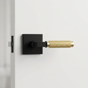 Manija <span class=keywords><strong>de</strong></span> <span class=keywords><strong>puerta</strong></span> <span class=keywords><strong>de</strong></span> latón <span class=keywords><strong>de</strong></span> alta gama americana, manija moleteada interior para dormitorio, roseta <span class=keywords><strong>de</strong></span> aleación <span class=keywords><strong>de</strong></span> zinc negra, cerradura <span class=keywords><strong>de</strong></span> palanca <span class=keywords><strong>de</strong></span> <span class=keywords><strong>puerta</strong></span> personalizada - Product Image 3
