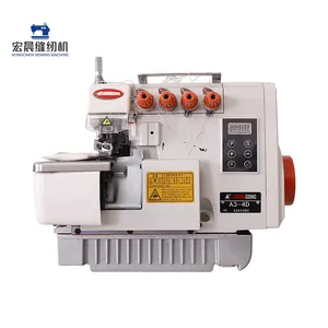 Factory Wholesale Custom High Speed Overlock Electric Sewing Machine 4 Threads Clothes Making Industrial Sewing Machine