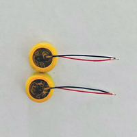Batteria a Bottone Ricaricabile agli Ioni di Litio LIR940 3.6V 25mAh con Fili per Apparecchi Acustici