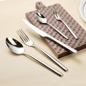 ชุดช้อนส้อมสแตนเลสแบบพกพาเกรดอาหารมีดสเต็กส้อมช้อนสำหรับห้องครัวร้าน<span class=keywords><strong>อาหาร</strong></span>ใช้ตั้งแคมป์ - Product Image 5