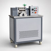 Machine de granulation de plastique à deux rouleaux en acier inoxydable pour aliments et produits médicaux, mélangeur de composés PE PP, granulation CE ISO OEM