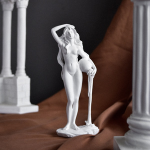 Adornos artesanales de resina ecológicos, decoraciones de Arte de entrada para el hogar, estatua de diosa de <span class=keywords><strong>Venus</strong></span> Simple Nórdica - Product Image 3