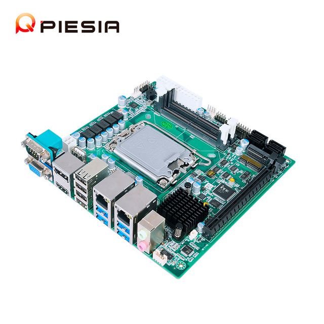 New Factory Price LGA1700 B660 H670 Desktop Mainboard 2*DDR5 64GB 13*USB 6*COM 4*SATA Industrial ITX Mini Pc Motherboard
