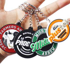Manufacturer Made 2d 3d Soft Rubber <b>Key</b> <b>Chain</b> Gifts Keyring Promotion Cheap Custom Cute Logo Pvc Keychains - Product Image 6